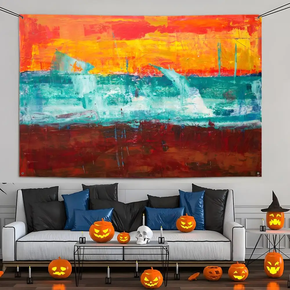 M-Mark Rothko Abstract Art Flags Wall Hanging Tapestry Outdoor Decorative flag Background Blanket