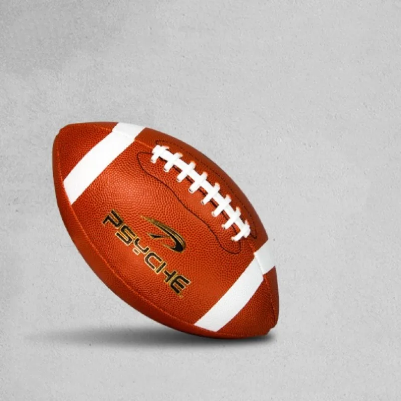 

Standard Size 9 American Football for Adults PU Wear-resistant Anti-slip Training Match Rugby Machine Seam Explosion Proof Ball