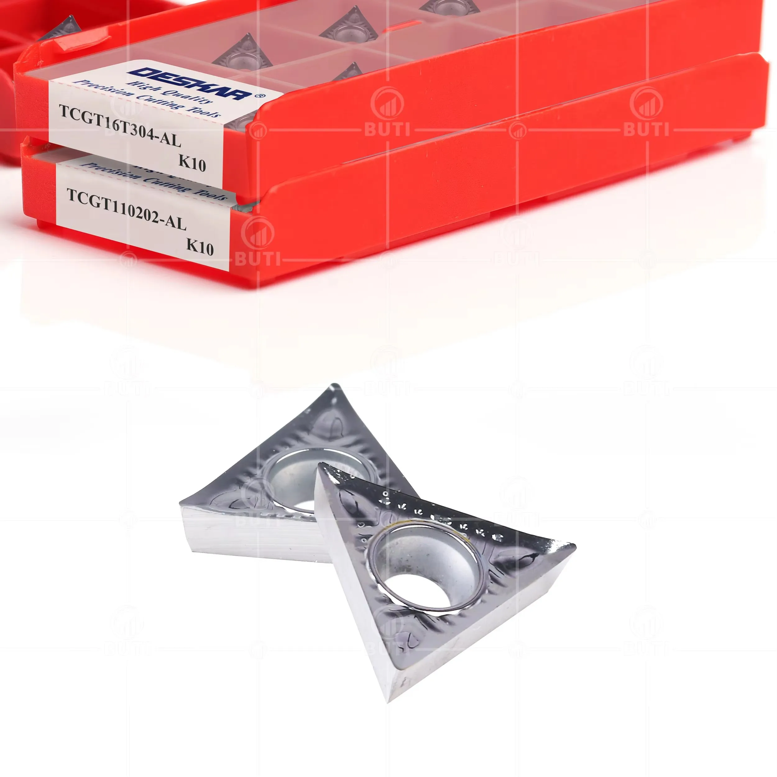 DESKAR 100% Original TCGT090202 090204 110204 110202 16T302 16T304 Numerical Control Lathe Inserts Aluminum Blade Cutting Tools view 3