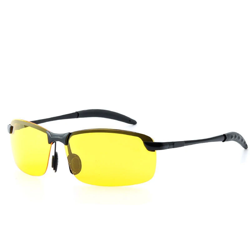 Nachtfahrbrille widersteht starke Lichtblendung Stilvolle polarisierte Nachtsichtbrille UV-Schutz Outdoor-Sportbrille