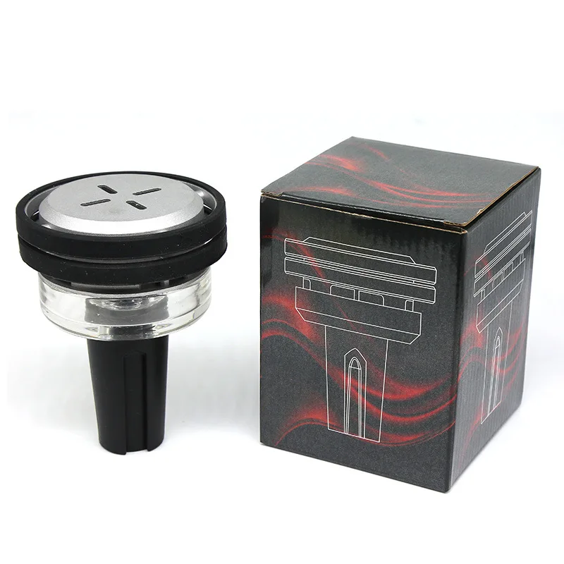 سيليكون الزجاج الشيشة نكهة التبغ حامل في نهاية المطاف الحرارية رئيس تشيتشا الشيشة وعاء الفحم شيشة الشيشة الملحقات #4