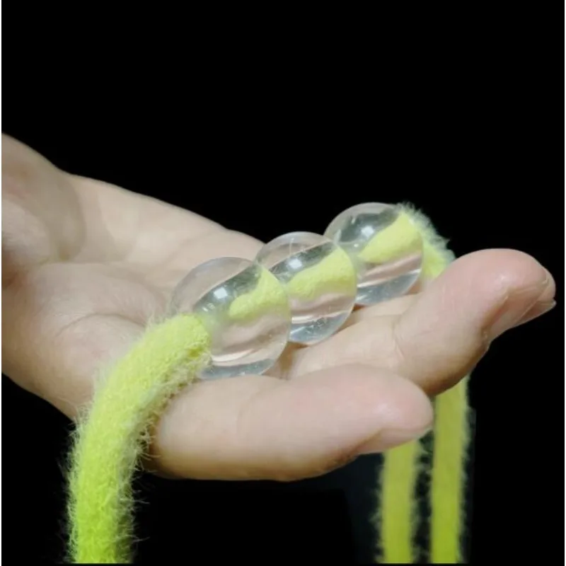 Grandma's Miracle Rope Magic Trick - Classic Rope Through Beads Penetration Effect Close Up Street Illusion Gimmick Mentalism