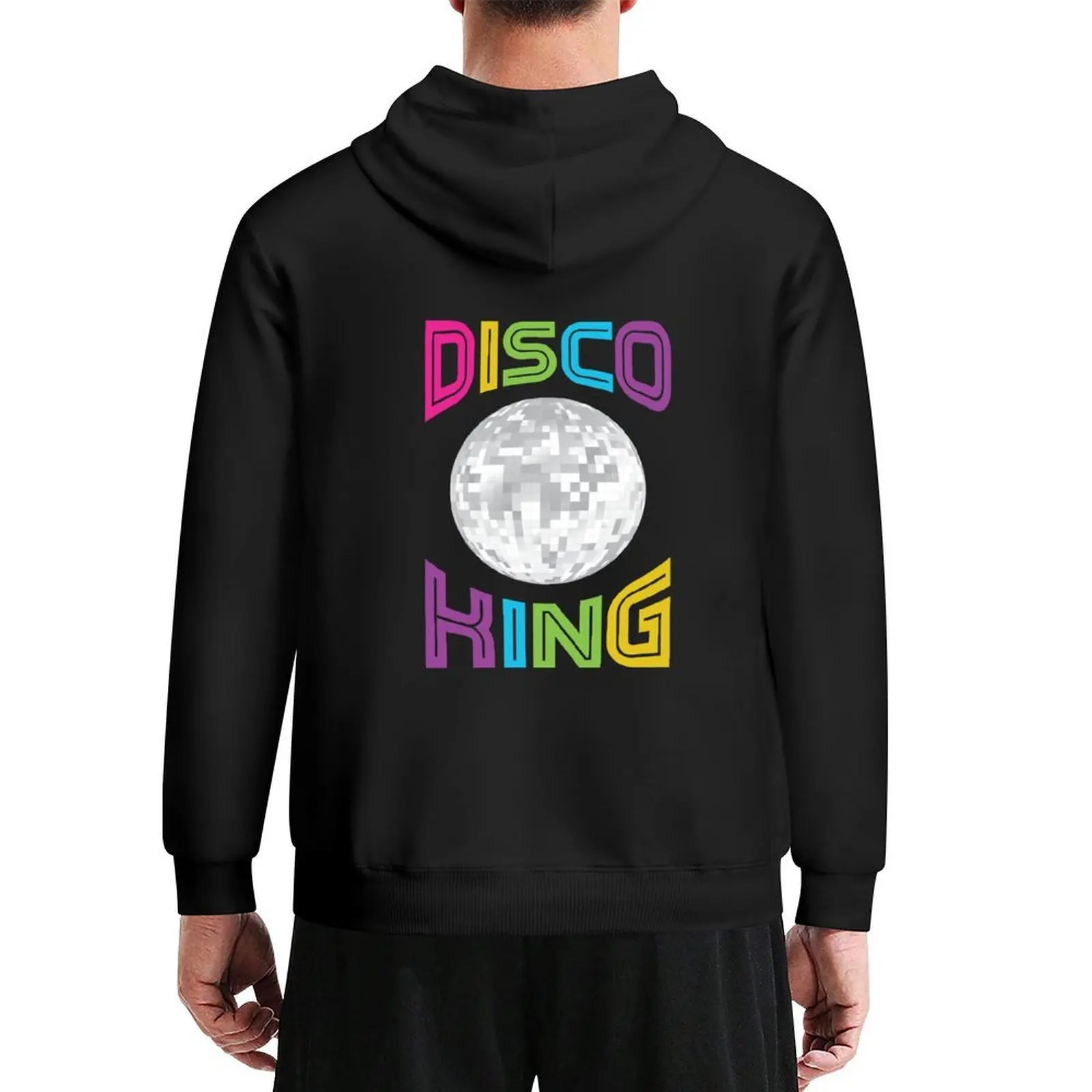 Disco King 70's Seventies Costume graphic Men Boys Hoodie men's clothes autumn fashion men autumn jacket men hoodie