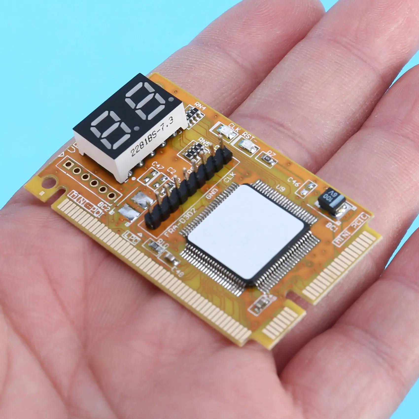 Efficient 2-Digit Portable Computer PC Mini PCI PCI-E LPC Laptop Analyzer Tester Mother Board Debug Checker Diagnostic Card