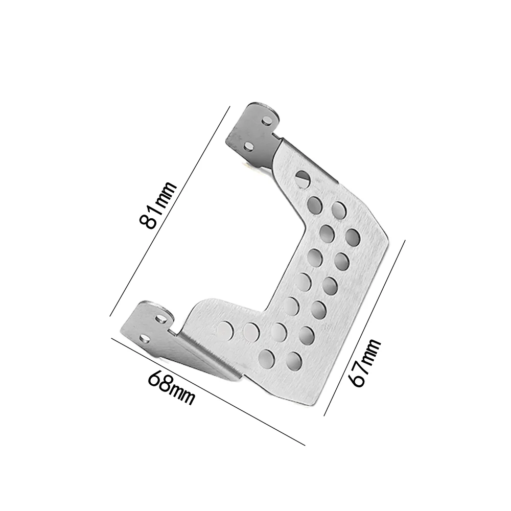 MJX H8P 1/8 RC Auto Pezzi di Ricambio Telaio In Metallo Armatura OP Parti di Aggiornamento Anteriore/Medio/Trasero Piastra di Protezione Armatura