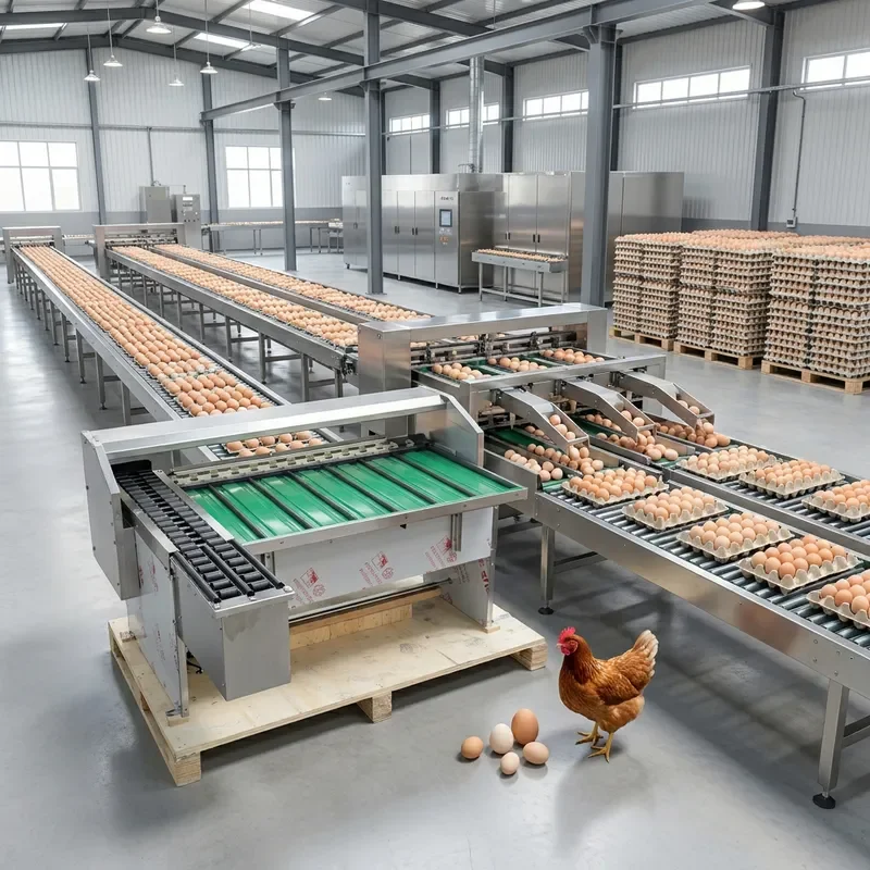 Automatic Egg Grading Machine Heavy Duty Egg Sorting Machinery Sturdy Structure Suitable for Automatic Egg Grading Line A01