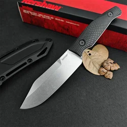 Fixed Blade Knife KS 1083 D2 Blade Nylon Fiber Handle High Quality Knife Outdoor EDC Survival Camping Hiking Hunting Tool