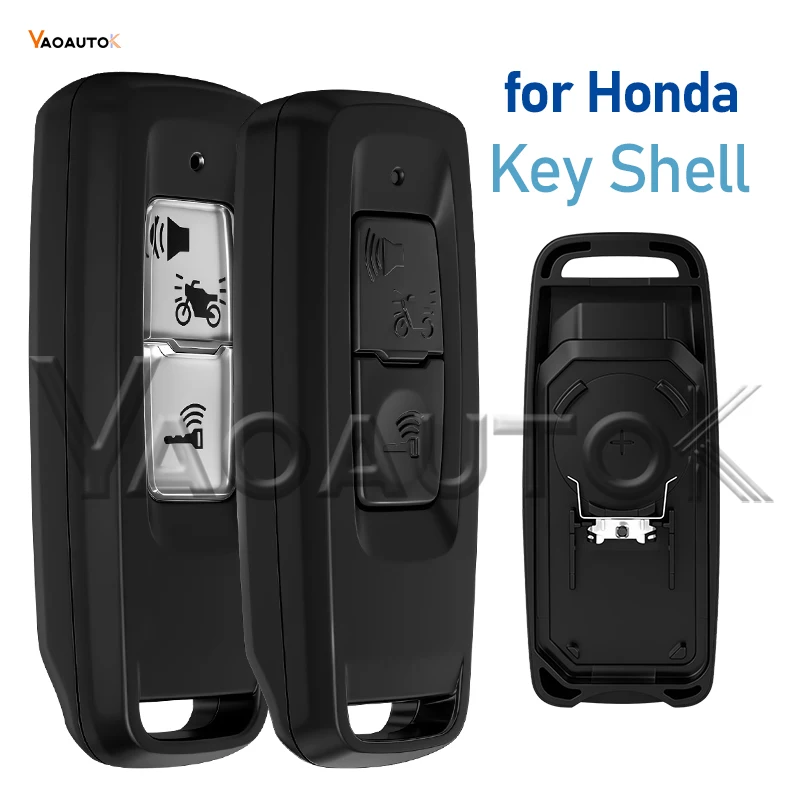 

K1Z Car Remote Key Fob Case Shell Motorcycle For Honda PCX160 Forza PCX 2021 2022 2023 2 Buttons Replace Smart Cover Housing