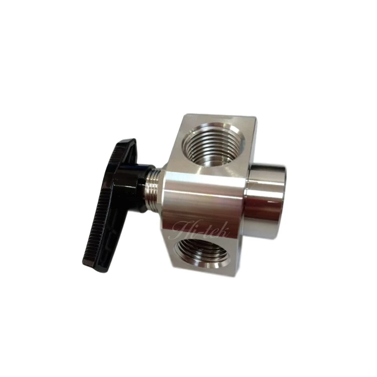 

Stainless Steel Instrumentation 5 Way Ball Valve, 1/2in Female Thread Panel Mounted