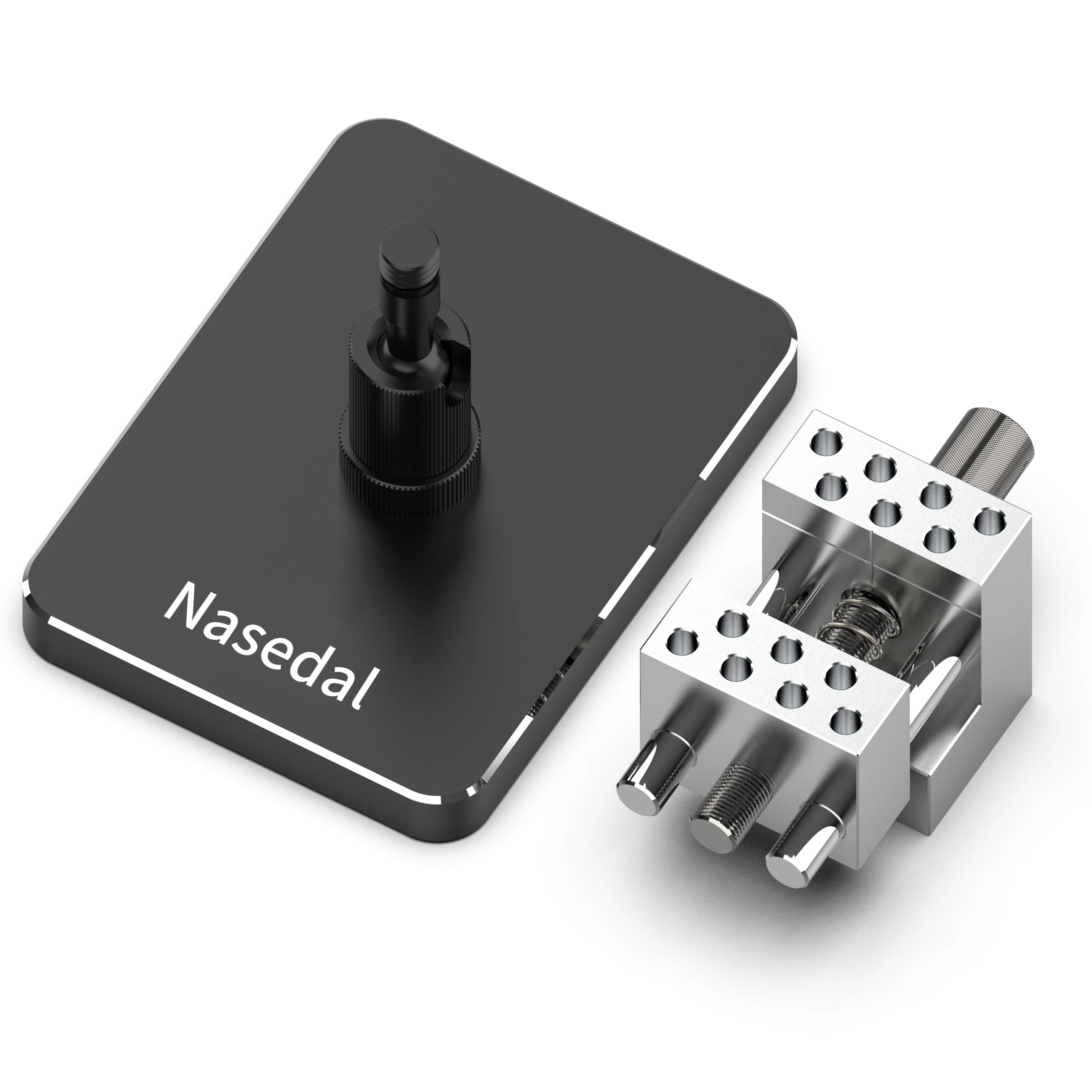 Nasedal 2in1 Mini morsa da tavolo portatile per modello militare Gundam Costruzione di precisione Morsetto Modello in scala Strumenti di fissaggio Accessorio fai da te
