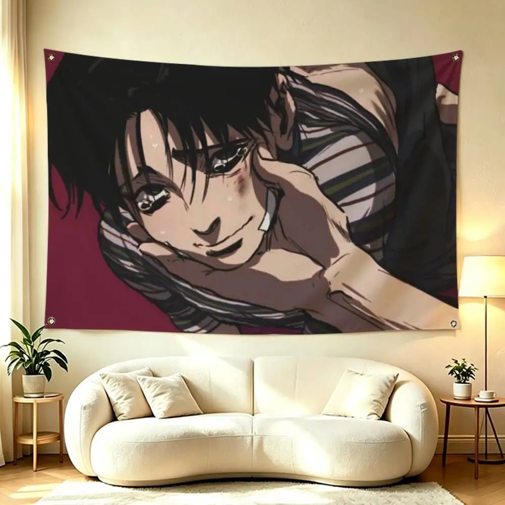 K-Killing S-Stalking Manhwa  Flags Wall Hanging Tapestry Outdoor Garage Room Decorative flag Background Blanket