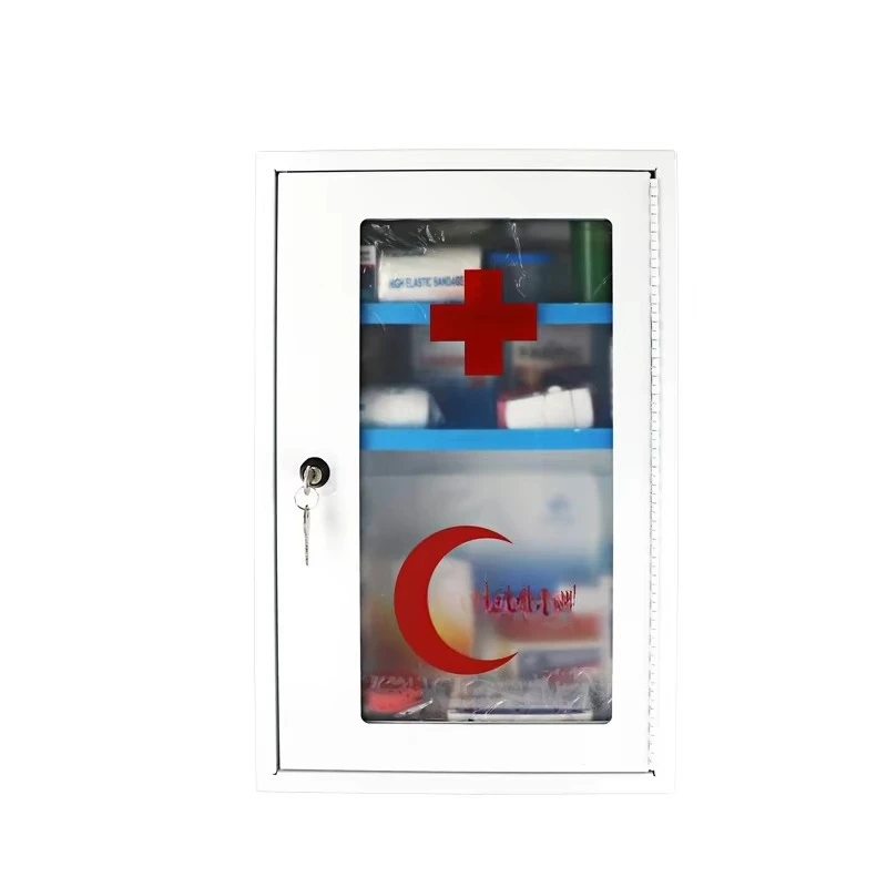 

Metal stainless steel medicine box first aid kit medical cabinet wall mounted