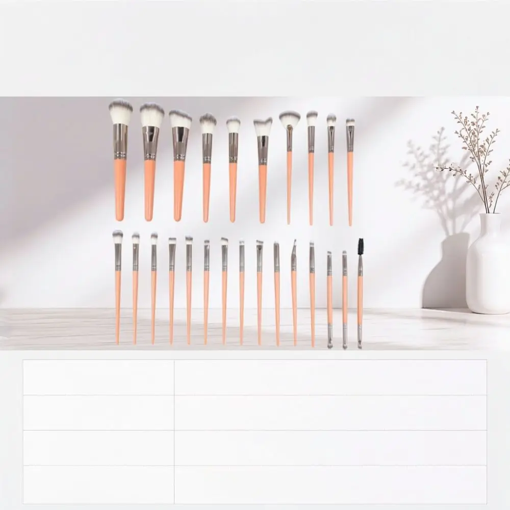Luxury Makeup Brush Set For Daily Beauty Routine Synthetic Fiber Foundation Powder Eye Shadow Blush Concealer Cosmetic Kit