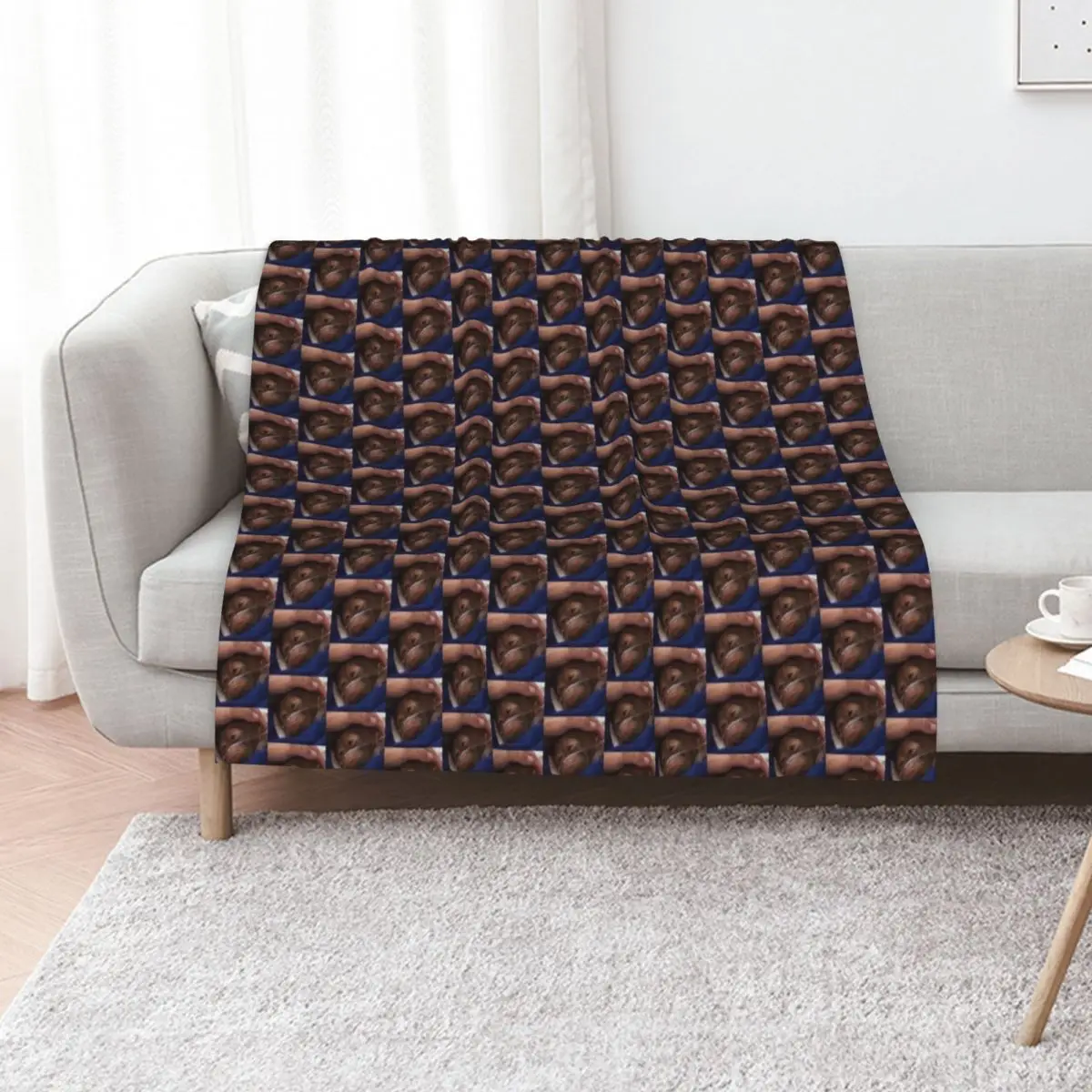 sick monkey meme Throw Blanket Summer Beddings Blankets For Baby Stuffeds Plush Bed Giant Sofa Blankets