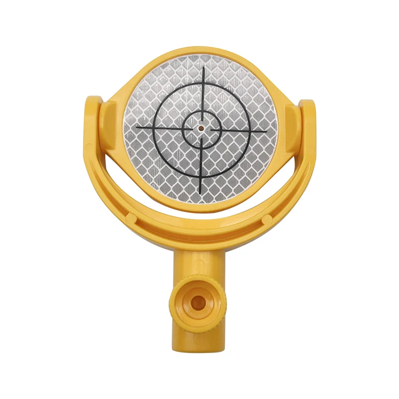 Reflektor Target Miring dengan Diameter Crosshair Cetak 60Mm Lembar 5/8X11 Benang Prisma Mini untuk Total Station