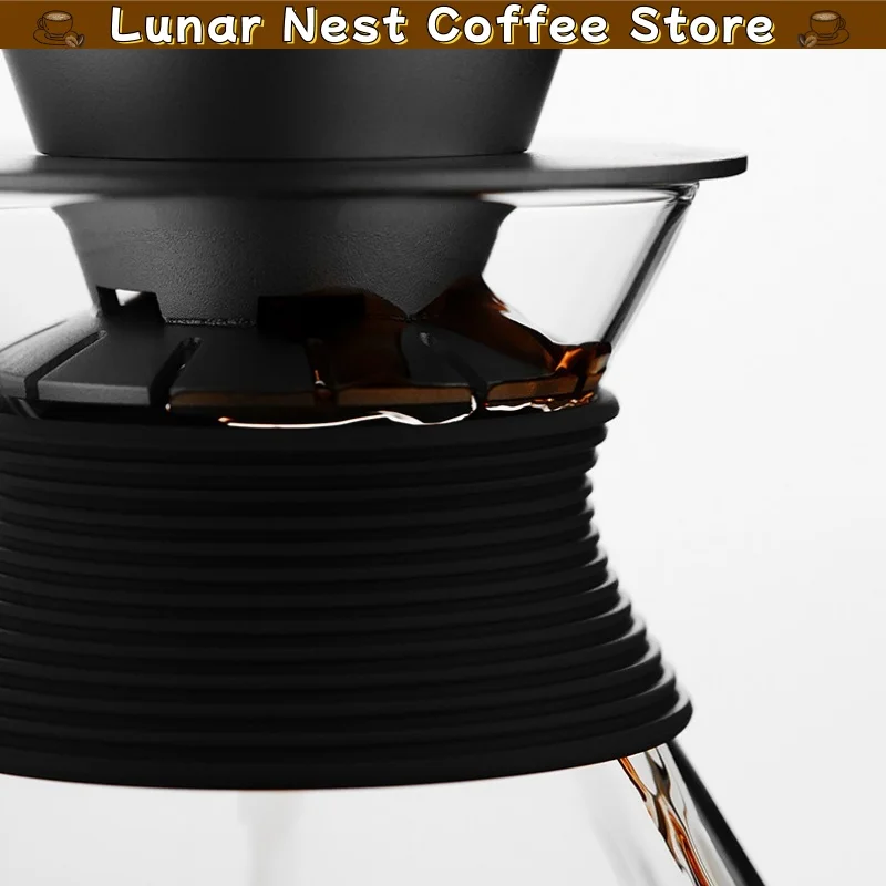 In Stock Mhw 3bomber Aroma Kettle Coffee Sharing Carafe 500ml Borosilicate Glass Pour Over Drip Coffee Server Pitcher Foar Home - view 3