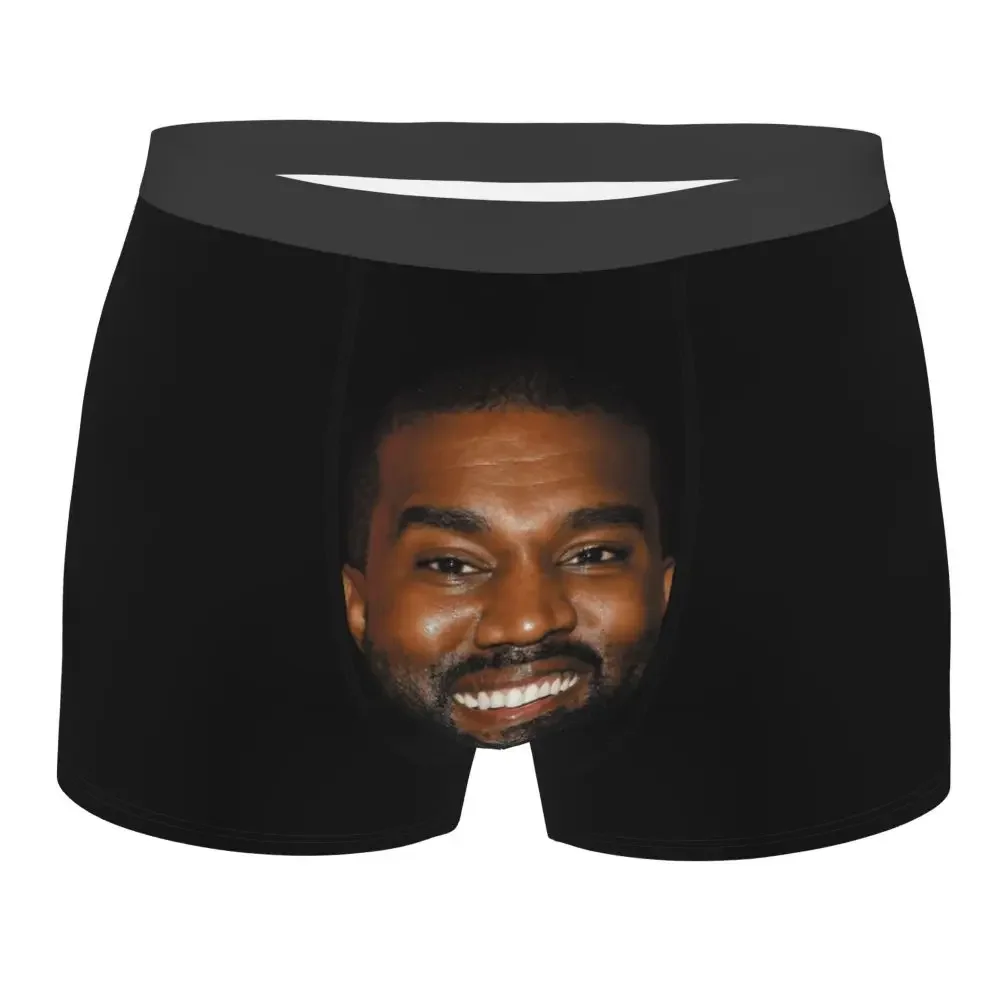 

Custom Funny Kanye West Meme Underwear Male Print Boxer Briefs Shorts Panties Soft Underpants
