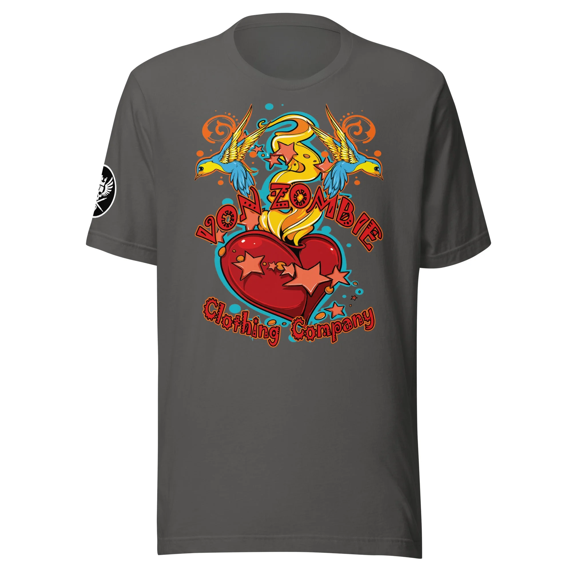 BIRDY HEART ZOMBIE Tattoo Art  - Streetwear Brand Heart 评论和价格