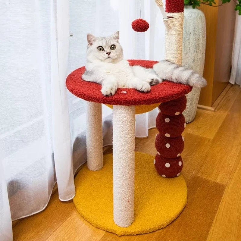 

Accessories Cat Tower Toys Towers Sandbox Large Modern Things Cat Tower Wooden Climbing Scratcher Torre Para Gatos Pet Supplies