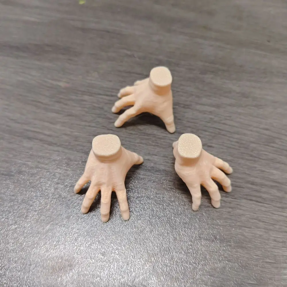 15 Piece Simulated Halloween Mini Hand Grasping Posture Flesh-colored Mini Hands Model Plastic Mini Hand Part Ornament Desktop