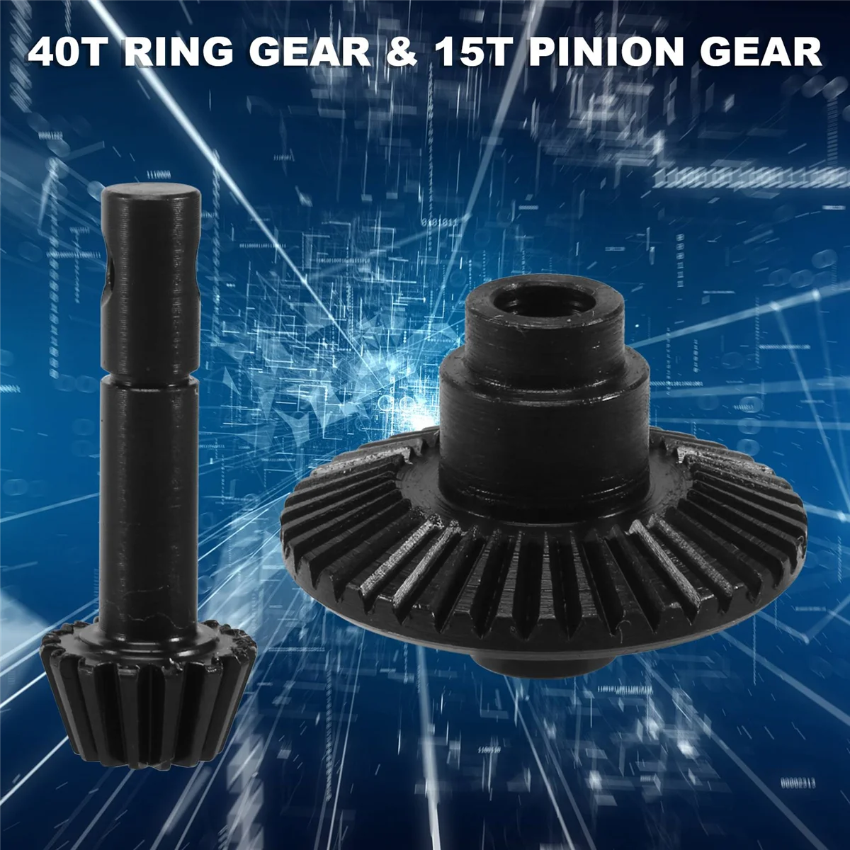 Heavy Duty Helical Bevel Gear 40T 15T for 1/10 RC4WD TF2 D90 Gelande II Yota Axle Ring&Pinion Gear