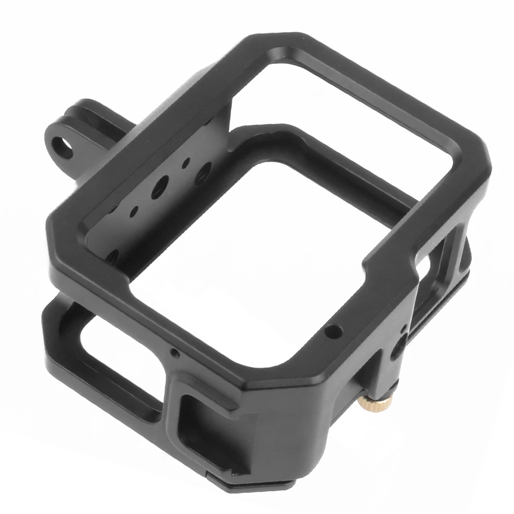 Aluminium gehäuse für Gopro Hero 13 12 11 10 schwarzer Kamera käfig Rig Schutz gehäuse rahmen Form montierter Kalt schuh 52mm Filter halterung – Detail 19