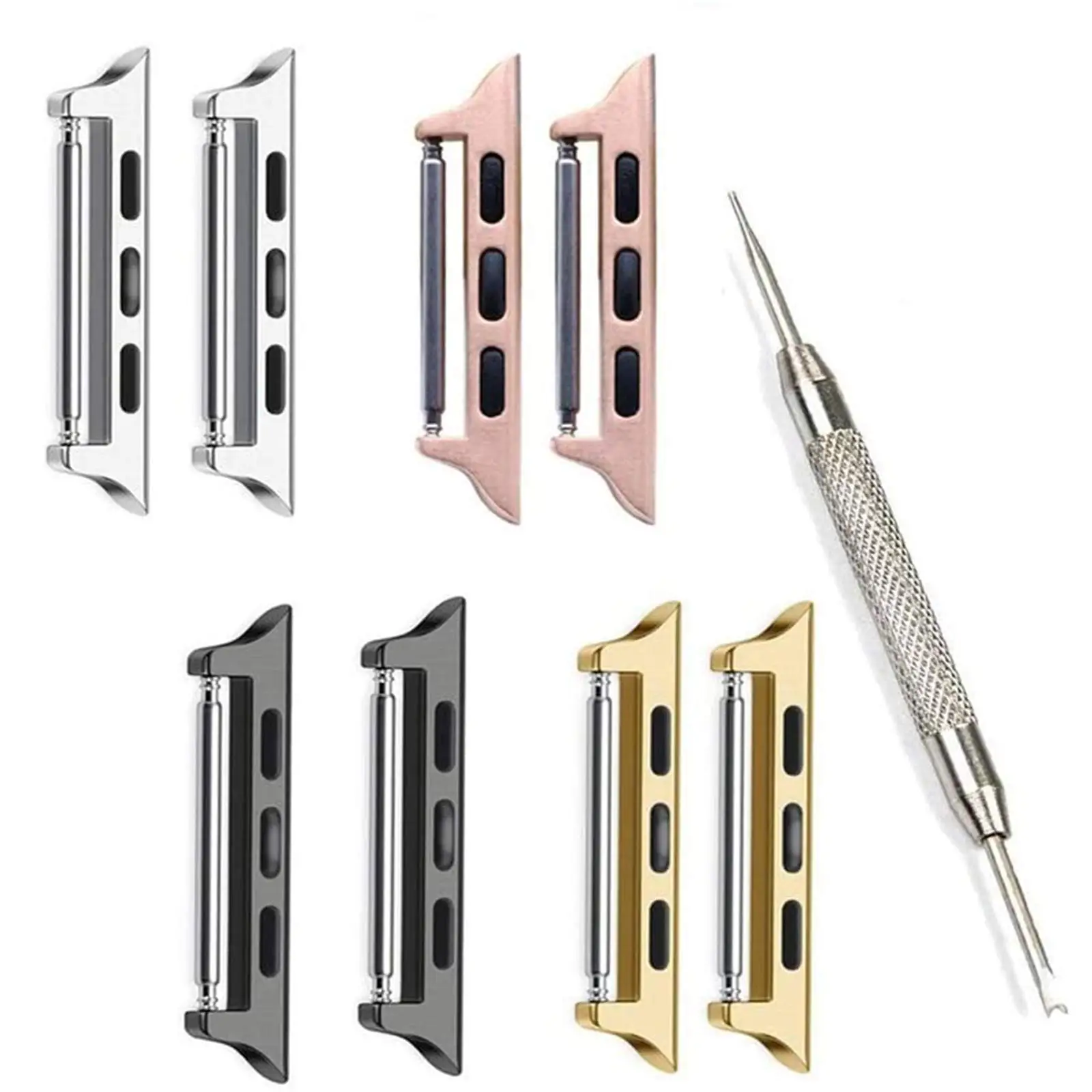 混合ストラップコネクターセット-スマートウォッチアクセサリー用