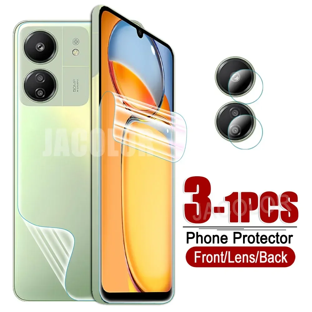 

1-3PCS Hydrogel Film For Xiaomi Redmi 13C 10C 12C Camera Lens Back Protetor Xiaomy Xiomi For Redmi10C Redmi12C Redmi13C 13 12 C