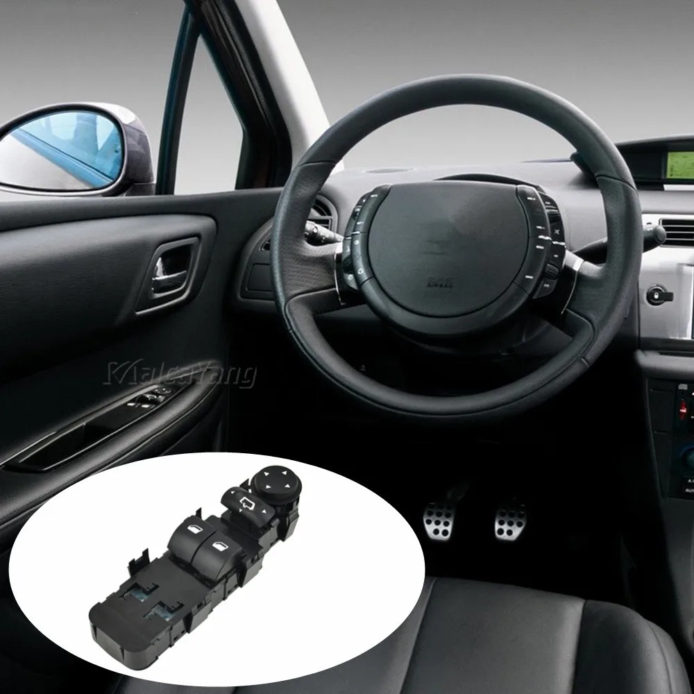 Citroen C4 용 전력 창 리프터 제어판 마스터 스위치 2004 2005 2006 2007 2008 2009 2010-2015 자동차 액세서리