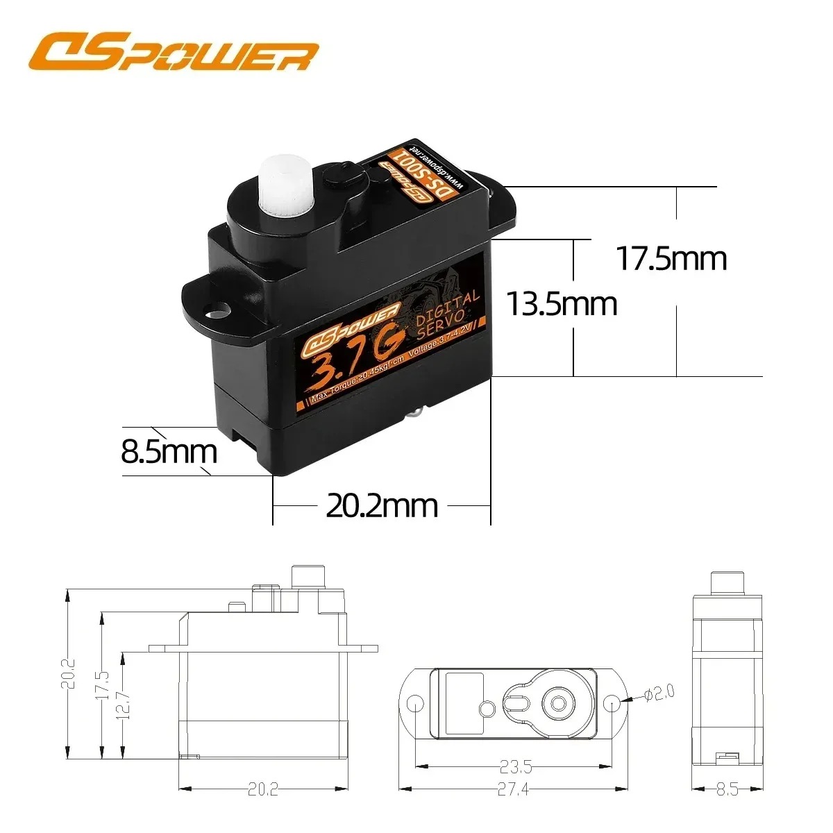 DSPOWER 3.7G 1/10/20 ชิ้น เกียร์พลาสติก ไมโครเซอร์โวแบบดิจิตอล สำหรับรถบังคับวิทยุ เครื่องบิน เฮลิคอปเตอร์ปีกตรึง WLtoys K969 K989 ของเล่นหุ่นยนต์