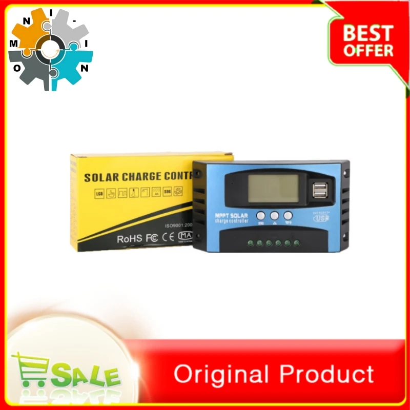 

omni-in MPPT 12V 24v solar panel controller, charge controller, dual USB DC rechargeable lithium battery