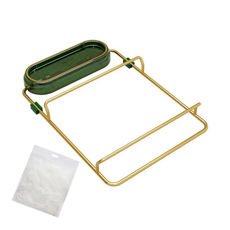 Kitchen Sink Filter Rack Foldable Sink Strainer Corner Filter Mesh Bag Shelf