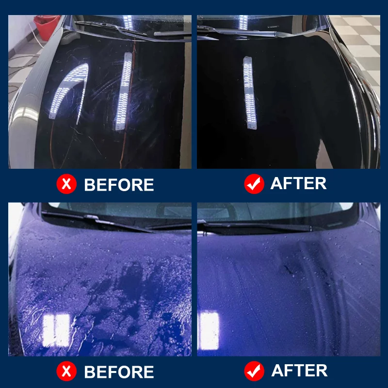 Car Crystal Wax Coating, Wax Cleaning, Polishing, Maintenance, Waxing, Solid Car Wax, Scratch Repair