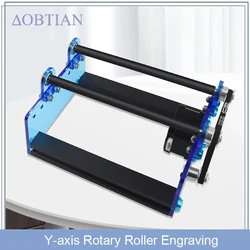 3d Printer Laser Engraving machine Y-axis Rotary Roller Engraving Module for Engraving Cylindrical Objects Cans
