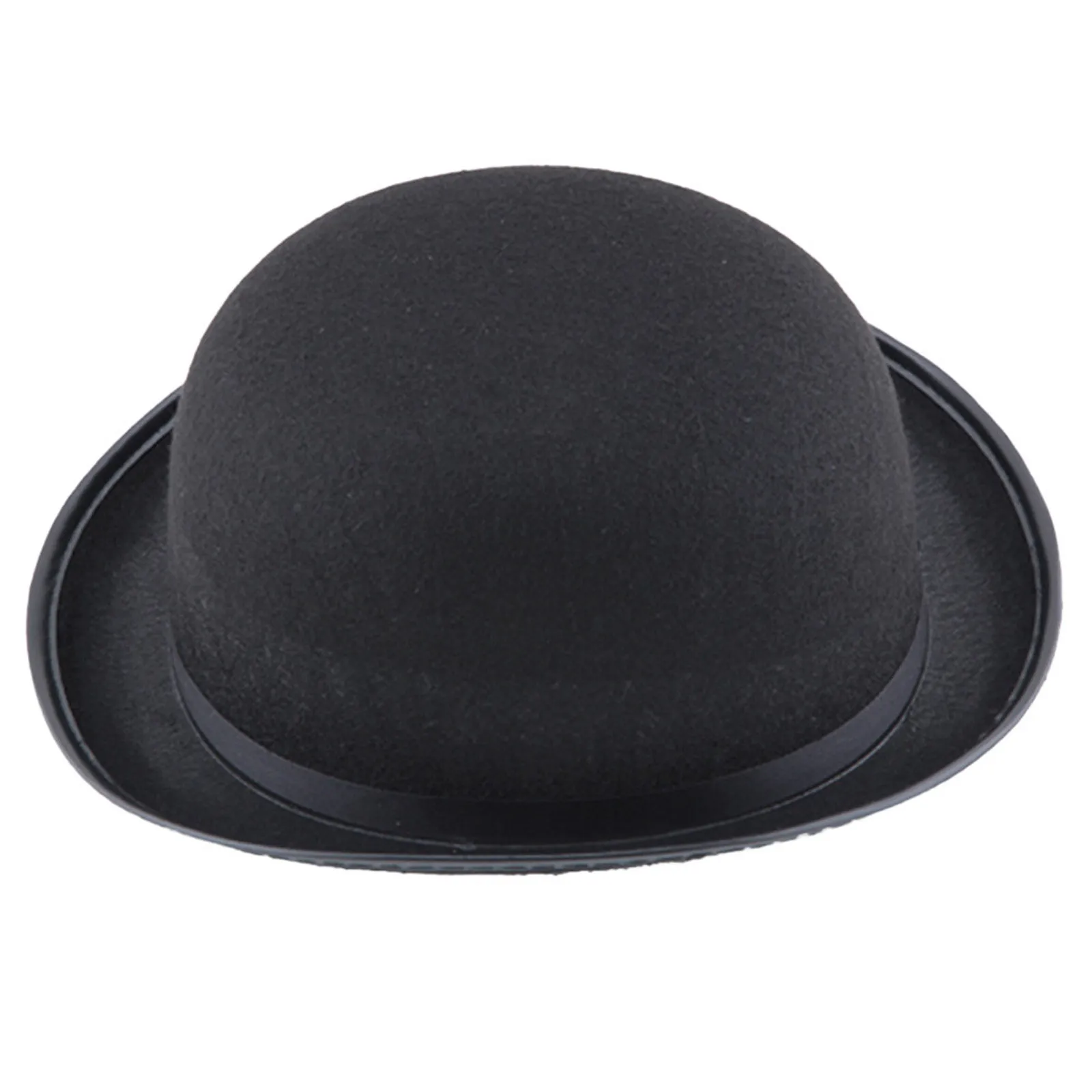 Unisex Bowler Hat Black Hat Bowler Top Hat Bombin Hat Costume Magician Performed Hat Stage Theater Costume For Party Cosplay