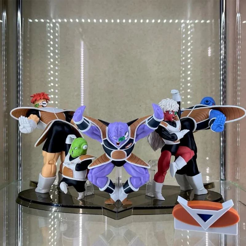 Bandai Banpresto Dragon Ball Solid Edge Works Ginyu Force Ginyu Jeice Burter Recoom Guldo Anime Action Figure Model Toy