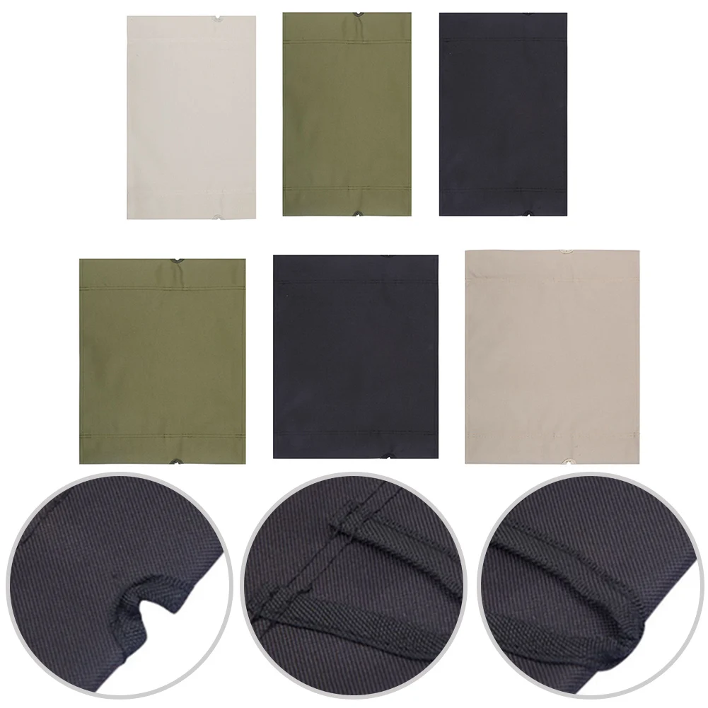 1pc Folding Chair Seat Cloth 600D Oxford Tear-Resistant Double-layer Backrest Cloth For Kermit Camping Chair Replacement Parts