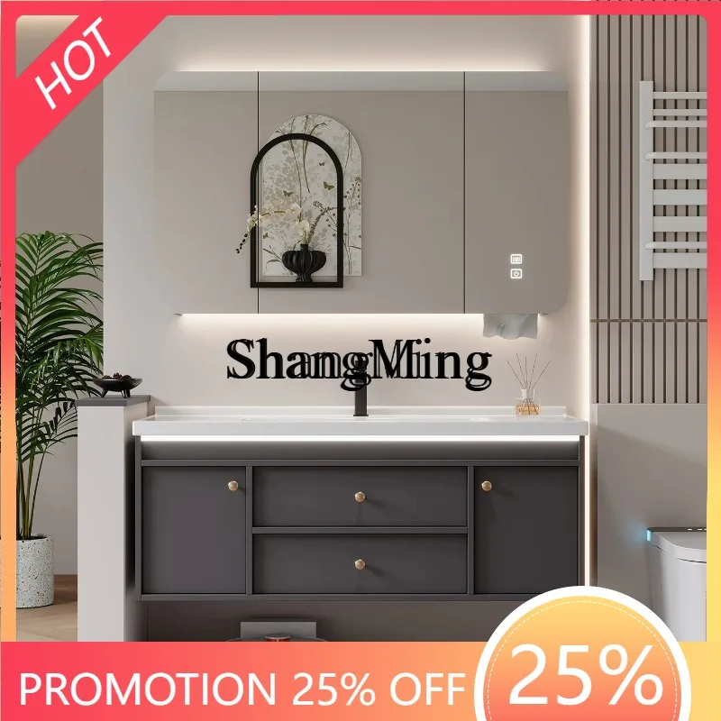 

CL Набор шкафов для ванной комнаты с керамической встроенной раковиной, раковиной, столешницей, набор для ванной комнаты