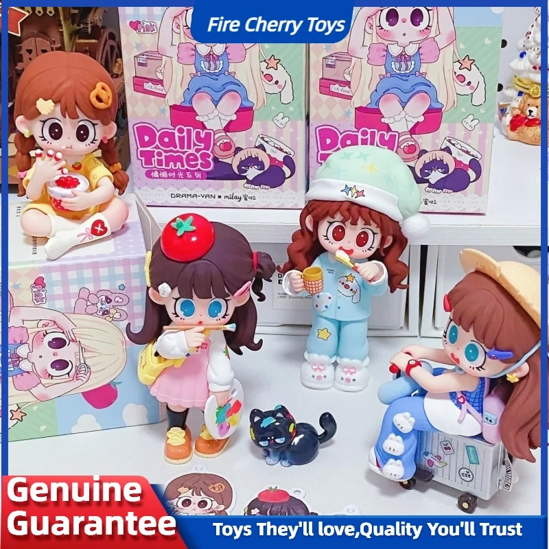 

New Original Milay V3 Daily Times Series Blind Box Lovely Trendy Toys Kawaii Milay Mystery Box Desktop Decoration Models As Gift