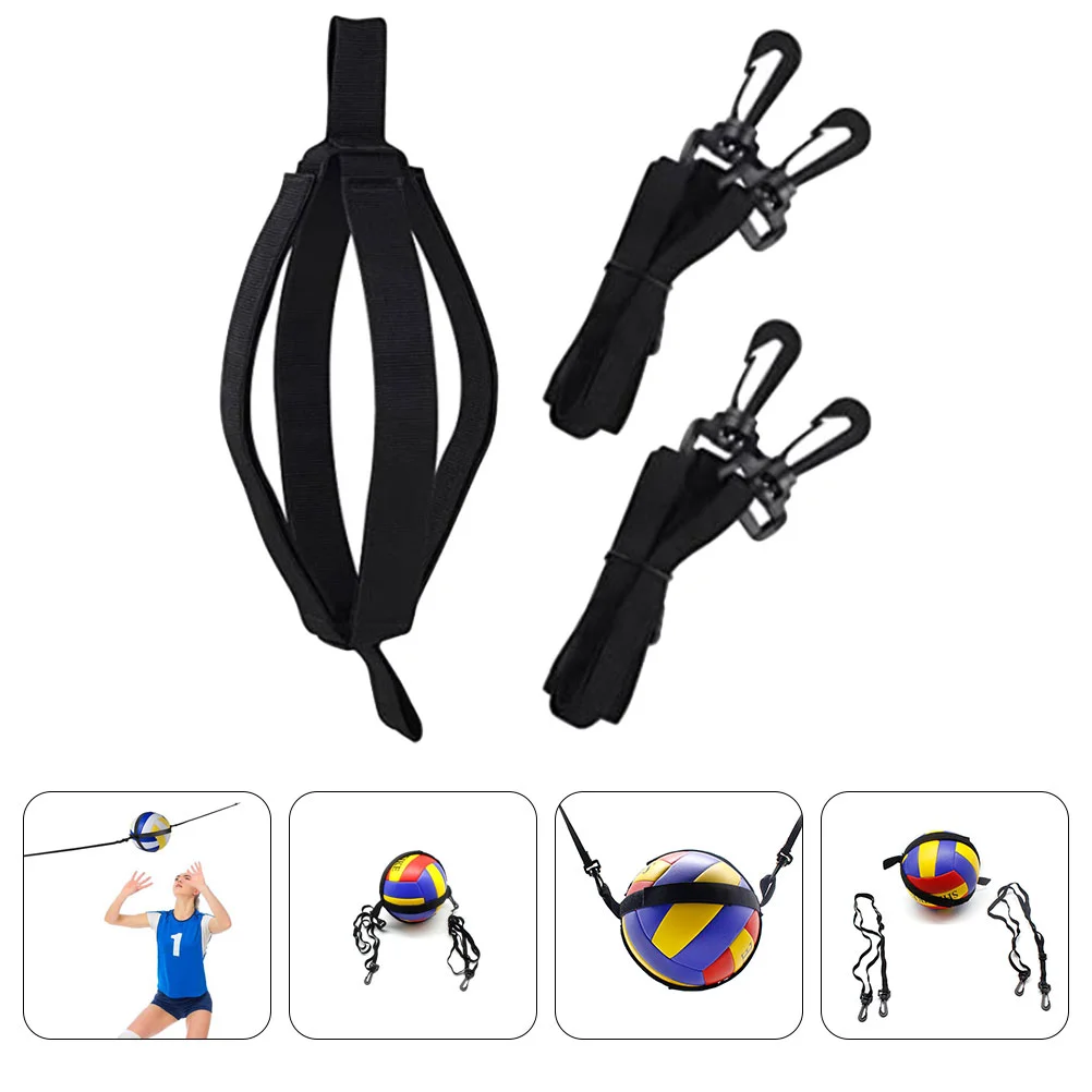 Volleyball Training Belt Youth Hitting Trainer Practice Equipment Bounce Gear Net Nylon Serve Practicing