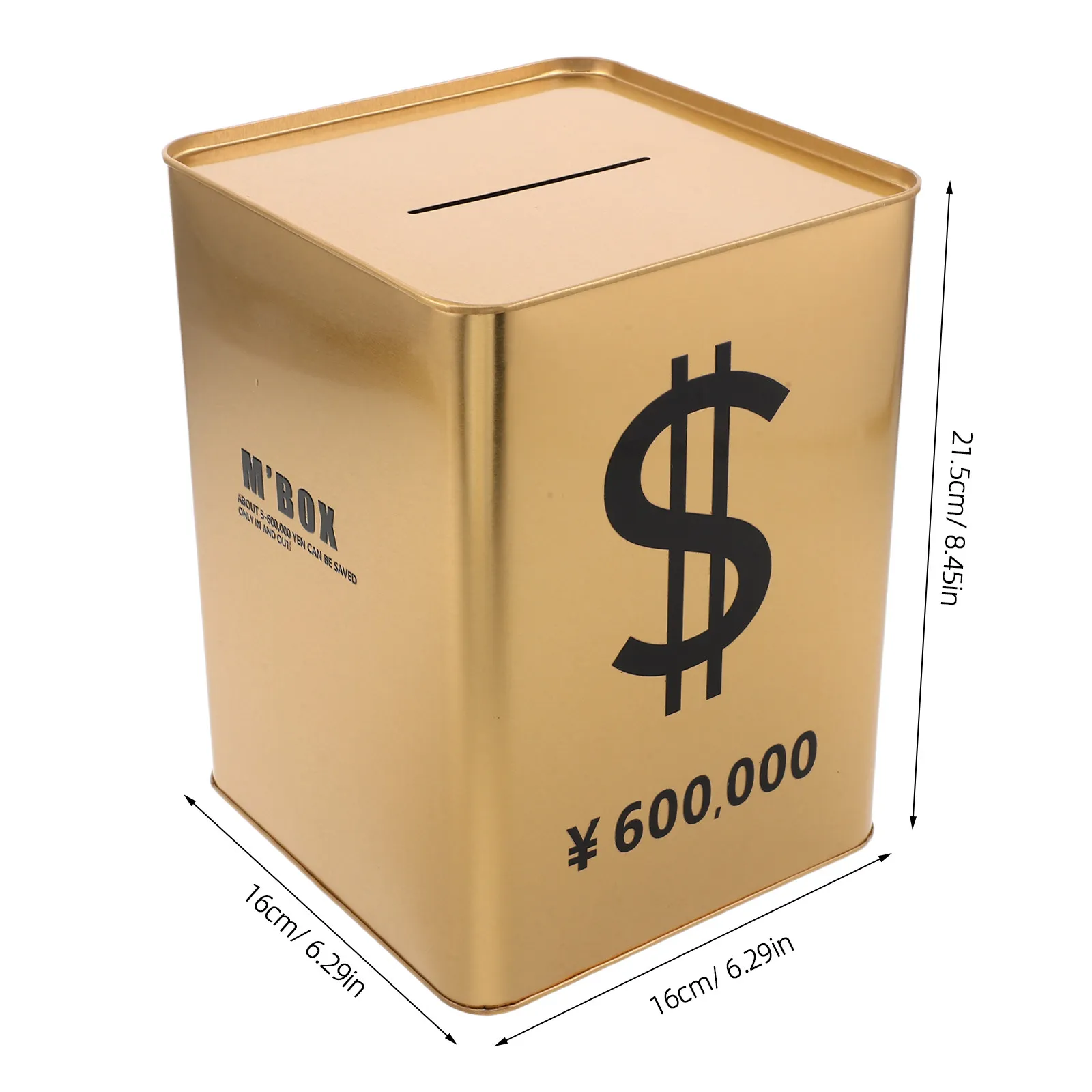 Stainless Steel Money Saving Box Must Break to Open Piggy Bank Unbreakable Metal Coin Bank for Cash Saving Financial Goal