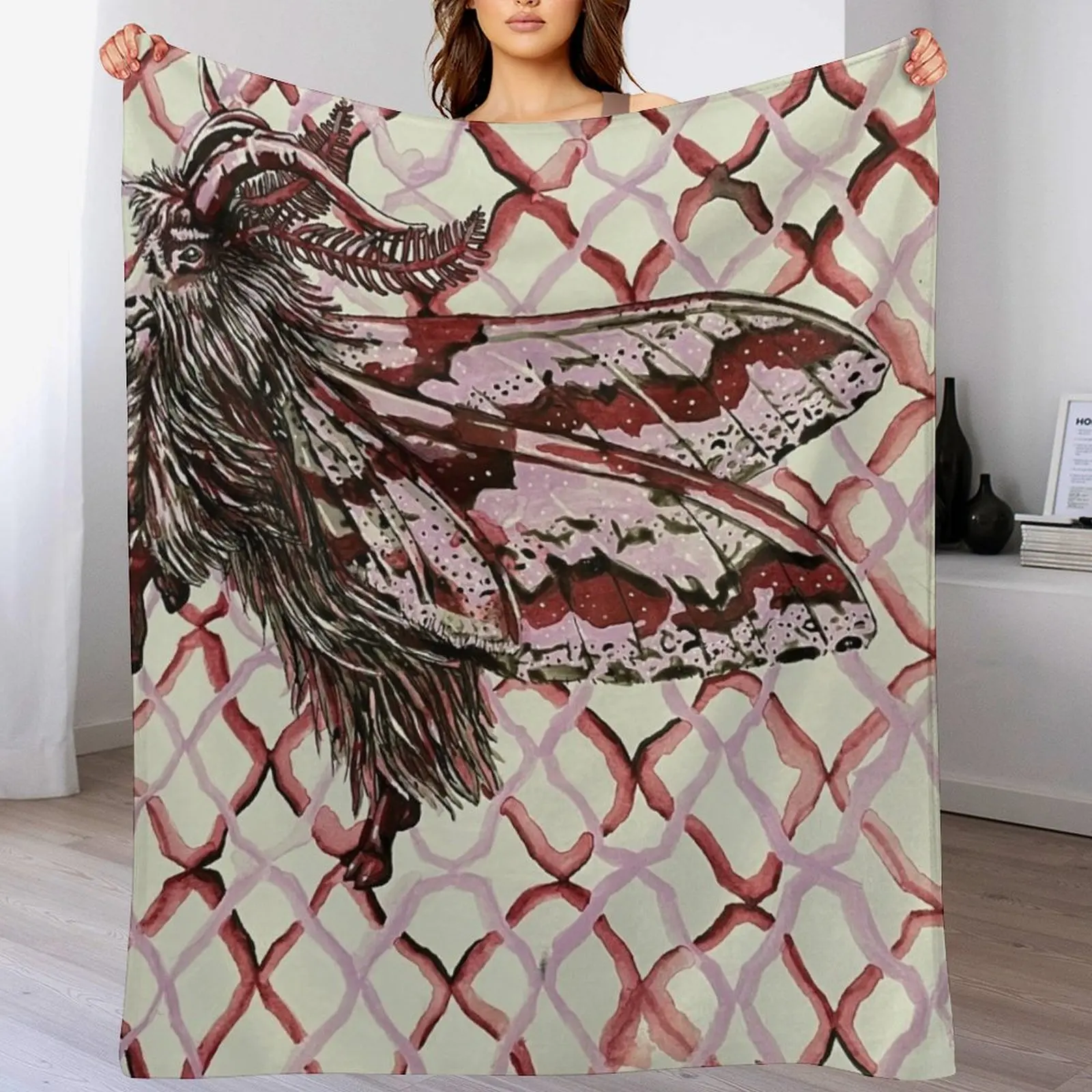 

Goth Throw Blanket