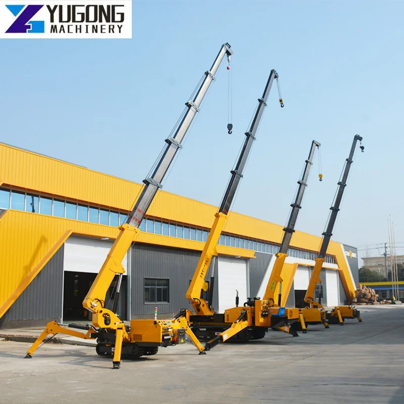 YL Mini Spider Crane Hydraulic Telescopic Boom Crane Machine Spider Crane Hydraulic Telescopic Mobile Spider Crane Spider Crane