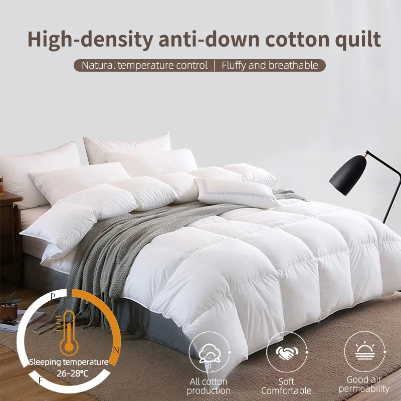 Simple practical quilt skin-friendly winter quilt warm thickened quilt core hotel hotel soft quilt air conditioning quilt