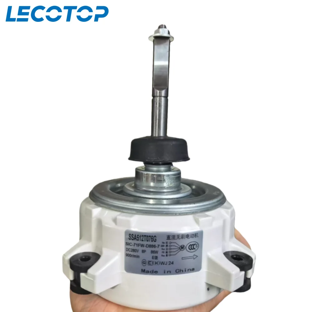 

Новый SSA512T076G SIC-71FW-D886-7B двигатель вентилятора постоянного тока для наружного блока для Mitsubishi, запасные части для кондиционера