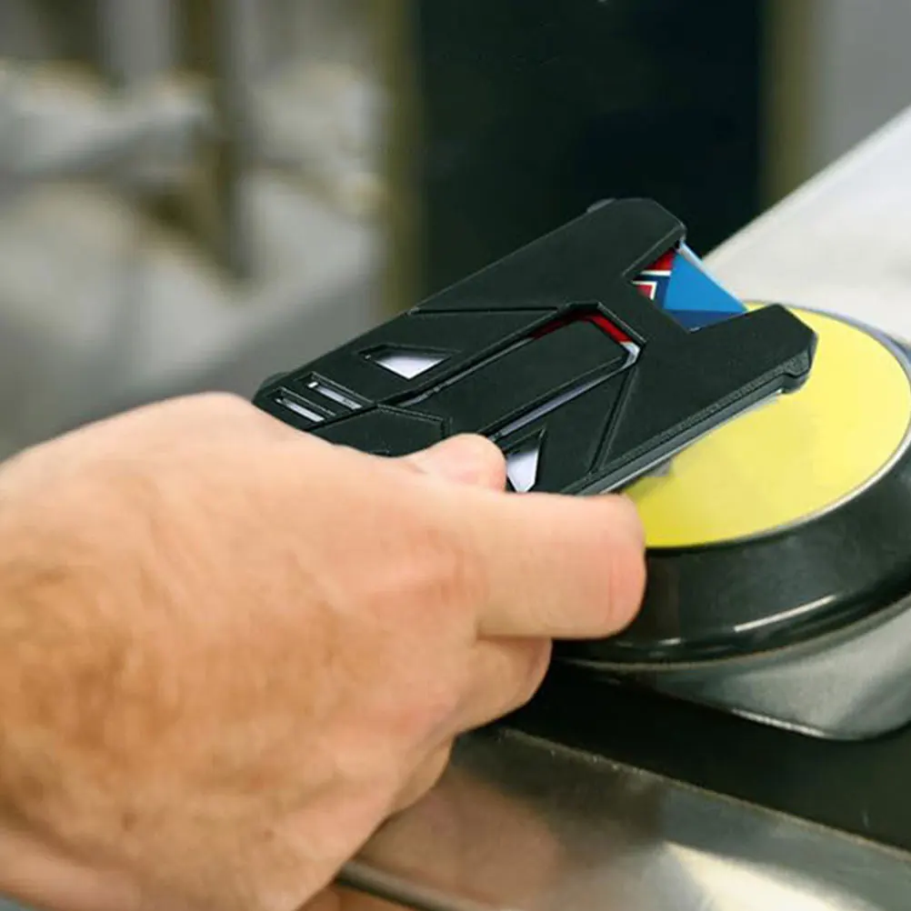 

1 Set Of Id Sleeve Retractable Clip Pc Abs Material Vertical Portable Badge For Credit Access Card Work Cards Cover Name Tag