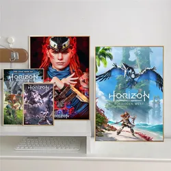 Horizon Zero Dawn Game Classic Movie Posters Vintage Room Bar Cafe Decor Stickers Wall Painting