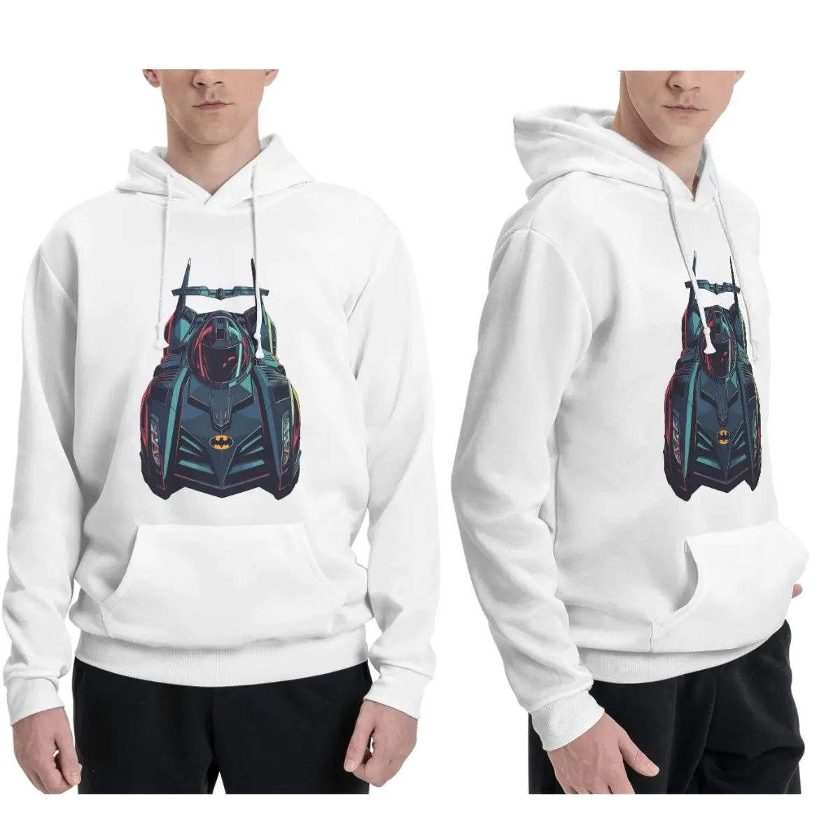 

Толстовки с капюшоном Bat Mobile 1, мужские и женские повседневные пуловеры, толстовки в стиле хип-хоп, уличная одежда с длинными рукавами, осень-зима