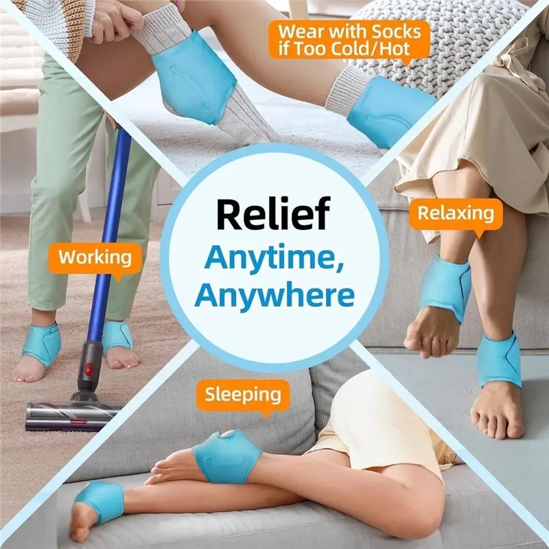 ABJX New 2Pcs Ankle Ice Wrap Suitable For Relieving Plantar Fasciitis