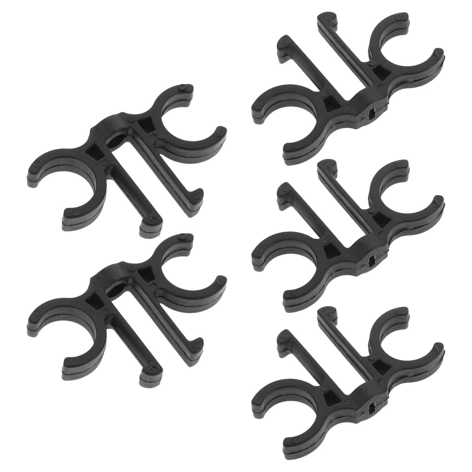 5 Pcs 8 Figure Buckle for Trekking Pole Rod Clips Ski Hiking Connector Holder Fishing Storage